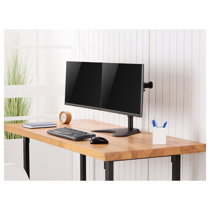 EQUIP Soporte de sobremesa doble para monitores de 17-32 pulgadas