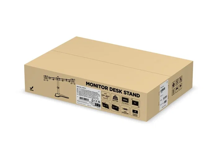 EQUIP Soporte de sobremesa doble para monitores de 17-32 pulgadas