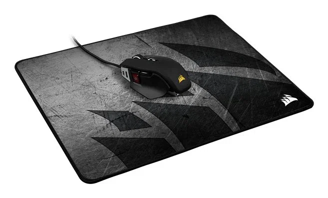 Corsair MM300 PRO Alfombrilla de Ratón Gaming Tela Impermeable con Bordes Rematados - Gris, Tamaño Medium (360x300 mm)