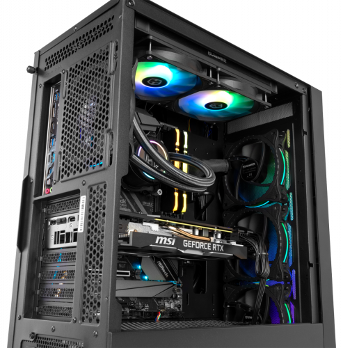 Nox Hummer Blaster Semitorre Gaming Negra ARGB