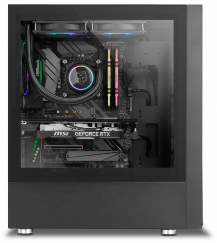 Nox Hummer Blaster Semitorre Gaming Negra ARGB