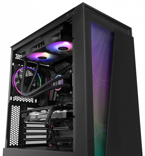 Nox Hummer Blaster Semitorre Gaming Negra ARGB
