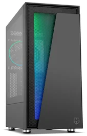 NOX Hummer Blaster NXHUMMERBLASTER Semitorre ATX ARGB USB 3.0 Negro Ventana