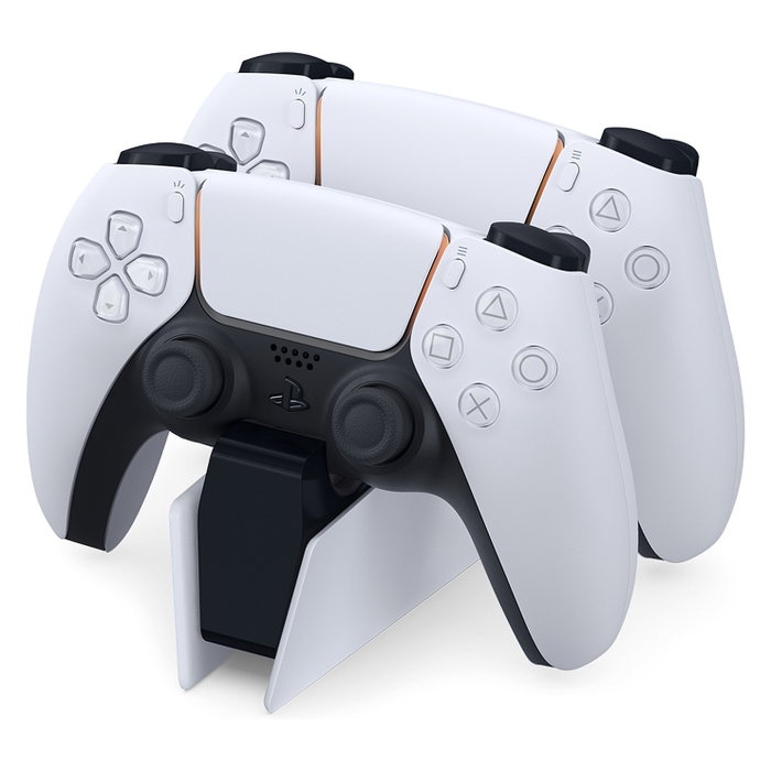 SONY DualSense Estación de Carga para 2 Mandos PS5 - Base de Recarga Blanca/Negra Compatible PlayStation 5