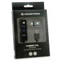 Conceptronic Hubbies04B Hub USB 3.0 de 4 Puertos con Adaptador USB-C, Negro