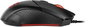 MSI Clutch GM08 Ratón Ergonómico para Gaming, Cable USB, Negro, 4200 DPI, Iluminación Roja