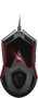 MSI Clutch GM08 Ratón Ergonómico para Gaming, Cable USB, Negro, 4200 DPI, Iluminación Roja