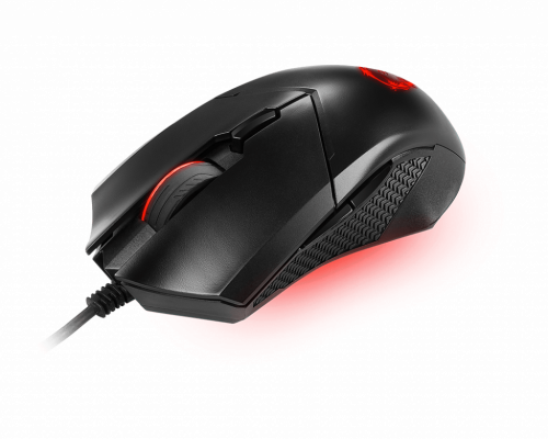 MSI S12-0401800-CLA Ratón Ambidextro Óptico USB 4200 DPI Negro