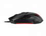 MSI S12-0401800-CLA Ratón Ambidextro Óptico USB 4200 DPI Negro
