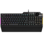 Asus 90MP01X0-BKSA00 Teclado Gaming TUF Gaming K1 con Iluminación RGB, Reposamuñecas y Teclas Programables, Español, Negro