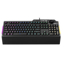 Asus 90MP01X0-BKSA00 Teclado Gaming TUF Gaming K1 con Iluminación RGB, Reposamuñecas y Teclas Programables, Español, Negro