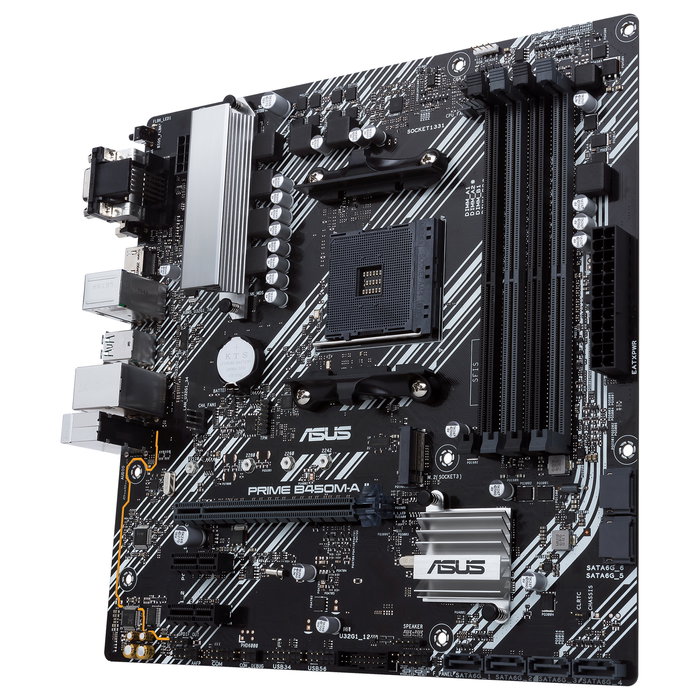 ASUS AM4 PRIME B450M-A II Placa Base para PC, AMD B450 Chipset, Micro ATX ASUS AM4 PRIME B450M-A II Placa Base para PC, AMD B450 Chipset, Micro ATX