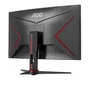 AOC Monitor Gaming Curvo C24G2AE/BK 23.6 Full HD 165Hz 1ms VA Negro/Rojo