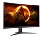 AOC Monitor Gaming Curvo C24G2AE/BK 23.6 Full HD 165Hz 1ms VA Negro/Rojo