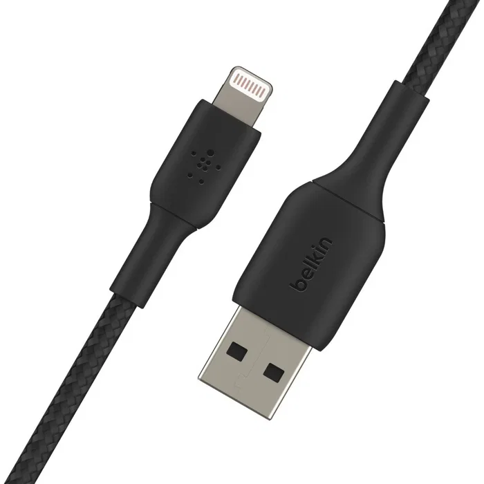 Belkin CAA002BT1MBK Cable USB-A a Lightning MFi 1 m Negro - Certificado Apple - Conectores Rectos Macho