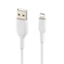 Belkin CAA001BT3MWH Cable Lightning a USB-A 3 m Blanco - Conector Macho Derecho para iPhone, iPad - (1 ud)