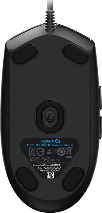 Logitech G102 Lightsync Negro
