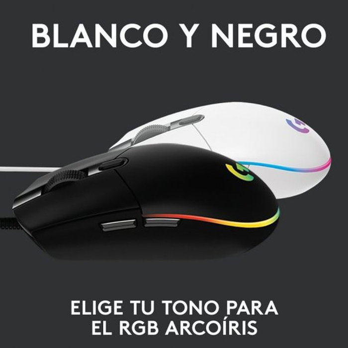 Logitech G102 Lightsync Negro