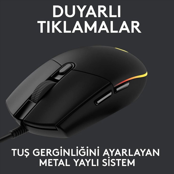Logitech G102 Lightsync Negro