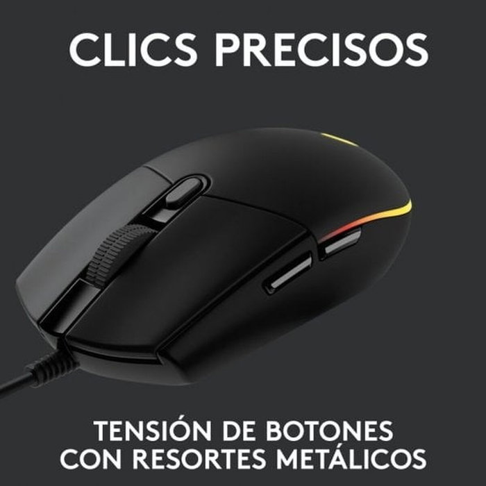 Logitech G102 Lightsync Negro