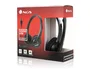 NGS Vox505 USB Auriculares de Diadema con Micrófono Negro