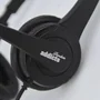 NGS Auriculares VOX505USB con Micrófono, Conexión USB, Negros, para PC y Videoconsolas