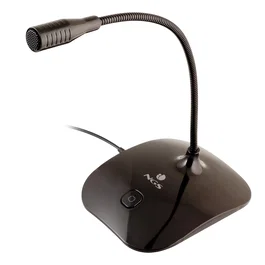 NGS Micrófono de sobremesa MS 115 Negro