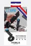 Mobilis Soporte para teléfono móvil en moto Kit Universal Negro Modelo 44019 Fabricado en Francia