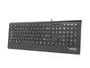 Natec Barracuda Teclado Completo QWERTY Español Negro