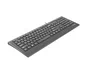 Natec Barracuda Teclado Completo QWERTY Español Negro