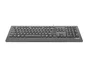 Natec Barracuda Teclado Completo QWERTY Español Negro