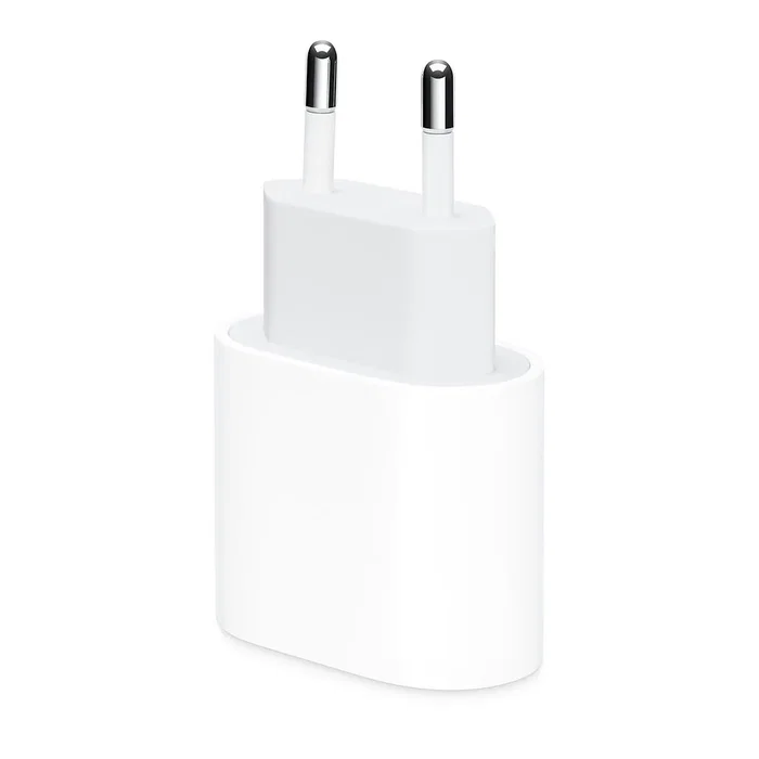 Apple Cargador USB-C de 20W MHJE3ZM/A, Carga Rápida y Eficiente para iPhone 8 y Posteriores, iPad Pro, iPad Air, Color Blanco