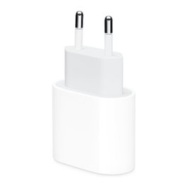 Apple Cargador USB-C de 20W Carga Rápida Blanco Modelo MHJE3ZM/A