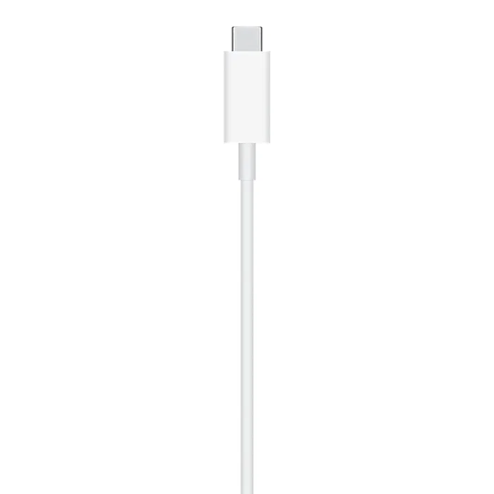 Apple Cargador Inalámbrico MagSafe MHXH3ZM - 15W para iPhone 12, 12 Pro, AirPods - Color Plata/Blanco