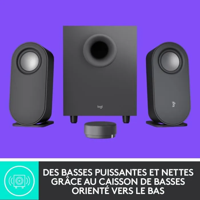 Logitech Z407 Altavoces Bluetooth 2.1 con Subwoofer Grafito
