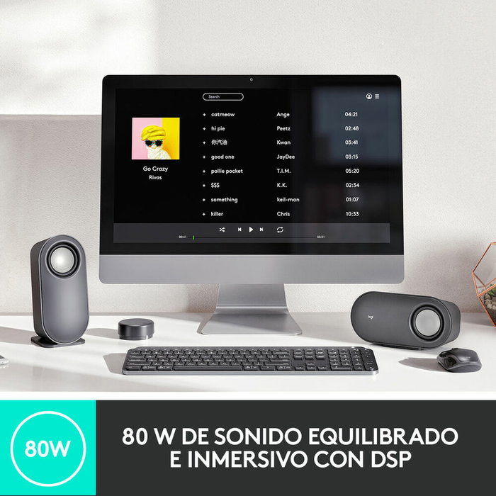 Logitech Z407 Altavoces Bluetooth 2.1 con Subwoofer Grafito