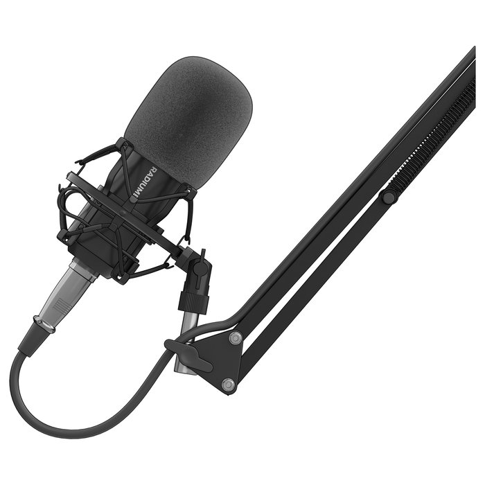 GENESIS Radium 300 XLR Micrófono de Estudio Negro
