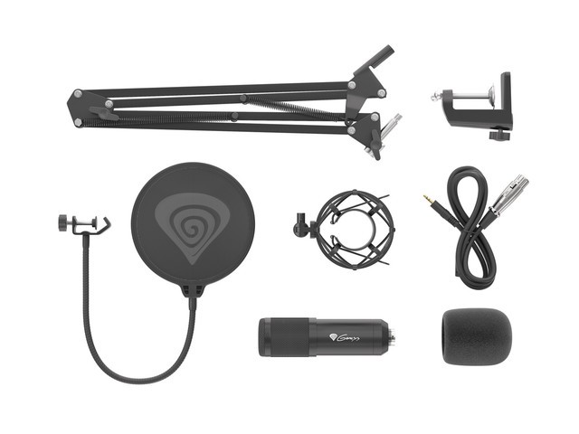 GENESIS Radium 300 XLR Micrófono de Estudio Negro