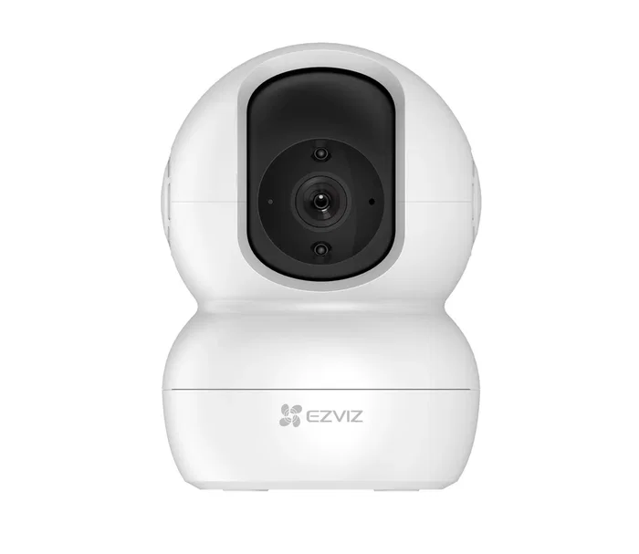 EZVIZ TY2 CS-TY2-B0-1G2WF - Cámara de seguridad IP Interior 1080p Full HD con Visión Nocturna, WiFi, Automática, Esférica para Escritorio, Blanco/Negro
