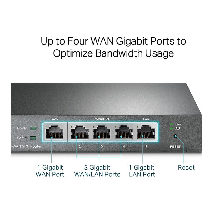 Tp-Link ER605 Router VPN Gigabit Omada SDN Negro