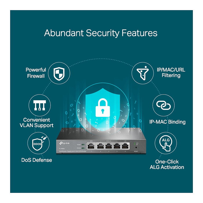 Tp-Link ER605 Router VPN Gigabit Omada SDN Negro