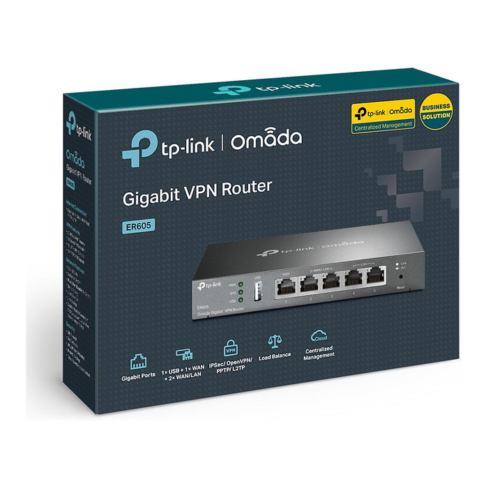 Tp-Link ER605 Router VPN Gigabit Omada SDN Negro