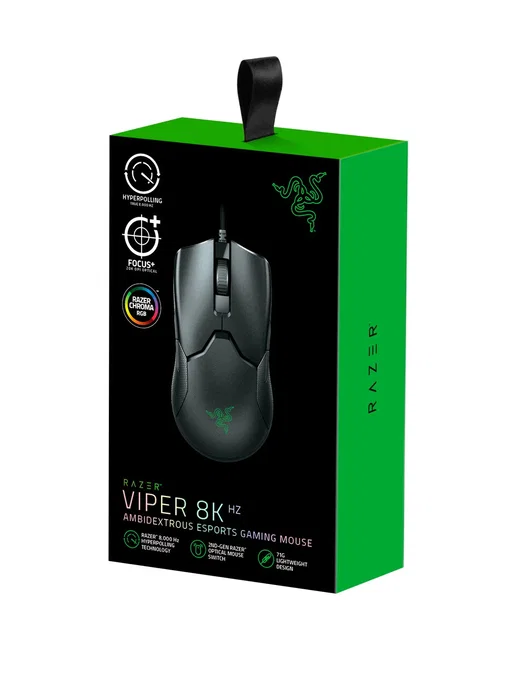 Razer Viper 8KHz Ratón Gaming Óptico Negro Razer Viper 8KHz Ratón Gaming Óptico Negro