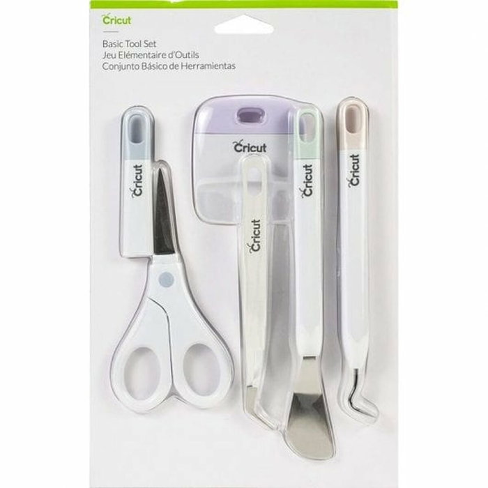 Cricut Basic Tool Set Juego de herramientas básicas, 5 piezas