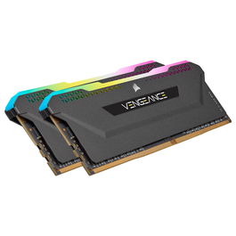 Corsair 32GB (2x16GB) DDR4 3200MHz CL16 Vengeance RGB Pro PC/Servidor Negro con Retroiluminación