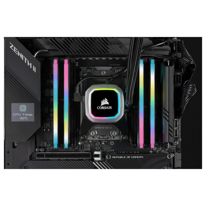 Corsair Vengeance RGB Pro 32GB (2x16GB) Kit DDR4 3200MHz CL16 Negro - 288-pin DIMM