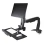 Startechcom Soporte Ergonómico de Pie y Sentado, Brazo Ajustable VESA, para Pantallas de hasta 24", 43.9cm Altura Ajustable