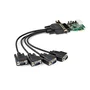 StarTech.com Tarjeta Adaptadora Serie PCI Express de 4 Puertos RS-232 DB9