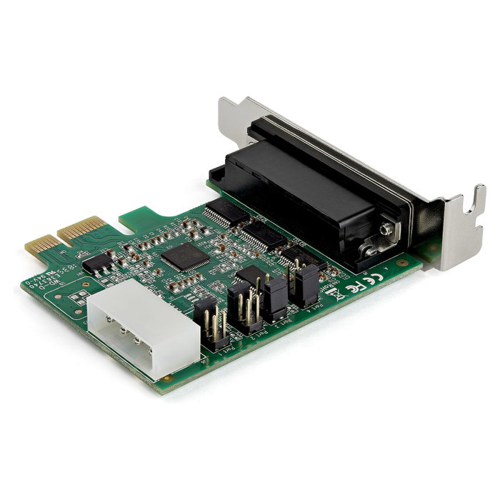 StarTech.com Tarjeta Adaptadora Serie PCI Express de 4 Puertos RS-232 DB9