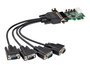 StarTech.com Tarjeta Adaptadora Serie PCI Express de 4 Puertos RS-232 DB9